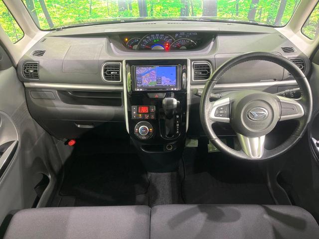 タント カスタムＲＳ　ＳＡ　禁煙車　ターボ　ＳＤナビ　バックカメラ　衝突軽減装置　両側電動スライド　ＥＴＣ　Ｂｌｕｅｔｏｏｔｈ　オートエアコン　オートライト　ステアリングスイッチ　スマートキー　アイドリングストップ　フォグライト（2枚目）