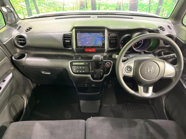 Ｎ－ＢＯＸ Ｇ・Ｌパッケージ　禁煙車　電動スライドドア　純正ＳＤナビ　バックカメラ　衝突被害軽減システム　スマートキー　ＥＴＣ　オートエアコン　Ｂｌｕｅｔｏｏｔｈ　ＣＤ　ＤＶＤ再生　フルセグ　ドアバイザー　プライバシーＧ（2枚目）