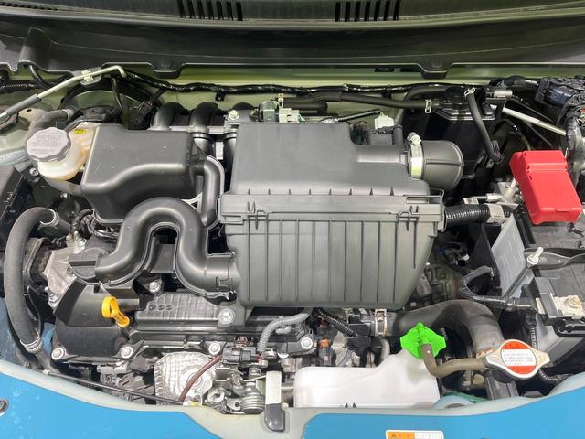 キャロル ハイブリッドＧＸ　禁煙車　衝突被害軽減システム　スマートキー　ＬＥＤヘッド　純正１４インチアルミ　オートハイビーム　車線逸脱警報　オートライト　オートエアコン　プライバシーガラス　プライバシーガラス（18枚目）