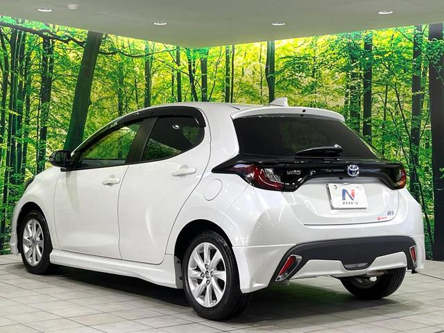 ヤリス ハイブリッドG モデリスタエアロ 禁煙車 純正8型ディスプレイオーディオ バックカメラ 衝突軽減装置 レーダークルーズ ETC ドラレコ Bluetooth ステアリングスイッチ オートハイビーム オートエアコン(24枚目)