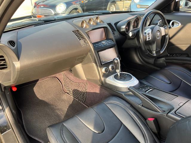 フェアレディＺ ベースグレード　中期型　元会社役員車　深リムＡＭＥシャレン１９インチアルミ　レーシングギアストリートライド車高調　ダックテールリアスポ　ＨＤＤナビ　Ｂｌｕｅｔｏｏｔｈ対応ナビ　黒シートカバー　車検Ｒ９年２月１４日迄（44枚目）