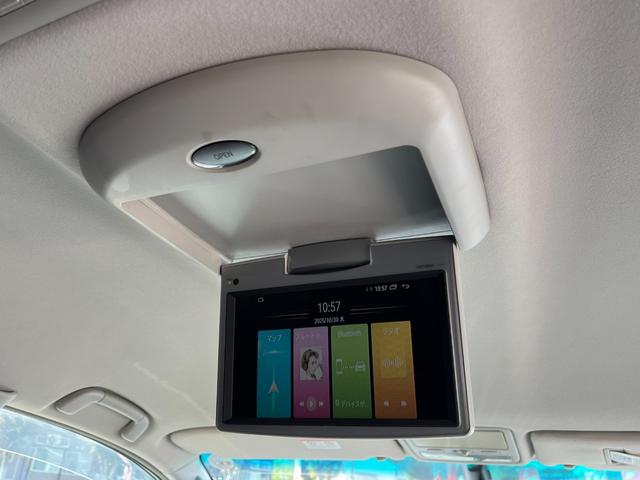 アルファードG AS プラチナセレクション 下取車 現在2オーナー 車庫保管車 9インチナビ 純正リアモニター バックカメラ 両側パワースライドドア Bluetooth対応ナビ スマートドアロック ダウンサス 社外マフラー 8人乗り 回転シート(45枚目)