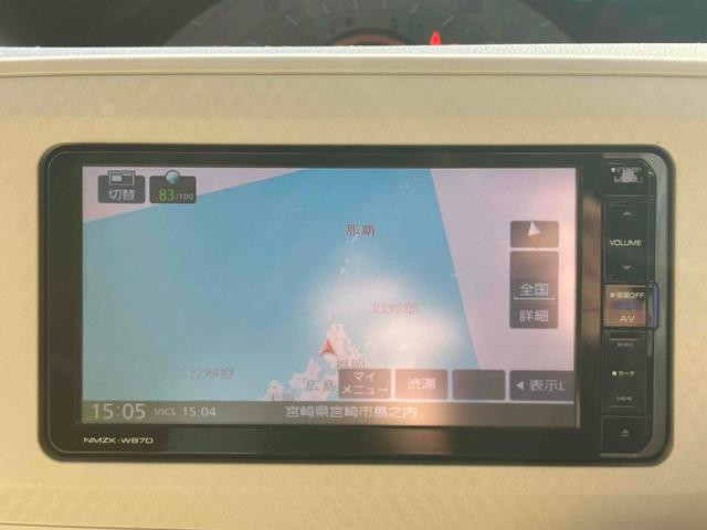 ムーヴキャンバス X SAIII バックカメラ 両側スライドドア ナビ TV クリアランスソナー 衝突被害軽減システム オートライト スマートキー アイドリングストップ 電動格納ミラー ベンチシート CVT 盗難防止システム ABS(4枚目)