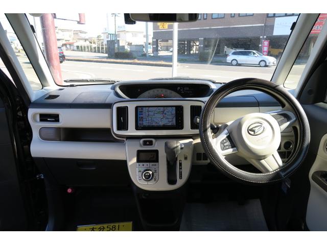 ムーヴキャンバス Ｘリミテッドメイクアップ　ＳＡＩＩ　両側電動スライドドア　ＥＴＣ　純正ナビ　フルセグ　バックモニター　トラクションコントロール　スマートキー　プッシュスタート　オートエアコン　ドライブレコーダー　電動格納ミラー（8枚目）