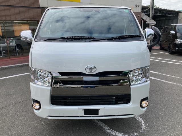 ハイエースバン スーパーＧＬ　ダークプライムＩＩ　４ＷＤ・両側パワースライド・寒冷地仕様・ＬＥＤヘッドライト・プッシュスタート・シートカバー・トヨタセーフティセンス・ＥＴＣ・ＳＤナビ・バックカメラ・パワーヒート・１００Ｖ電源・ドラレコ・スマートキー（2枚目）