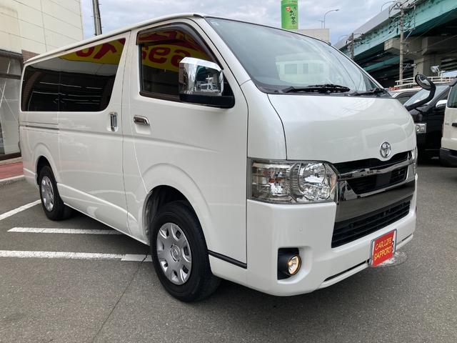 ハイエースバン スーパーＧＬ　ダークプライムＩＩ　４ＷＤ・６型・【リア修復歴】・クリアランスソナー・パノラミックビュー・デジタルインナーミラー・トヨタセーフティセンス・プッシュスタート・ＬＥＤヘッドライト・ＥＴＣ２．０・ＳＤナビ・前後ドラレコ（3枚目）