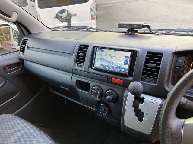 ハイエースバン ロングDX 6型・6人乗り・トヨタセーフティセンス・ルーフキャリア・マッドブラックグリル・新品バンパーガード・LEDデイライト・メッキ電格ミラー・リアコーナーセンサー・リアラダー・SDナビ・バックカメラ・ドラレコ(22枚目)