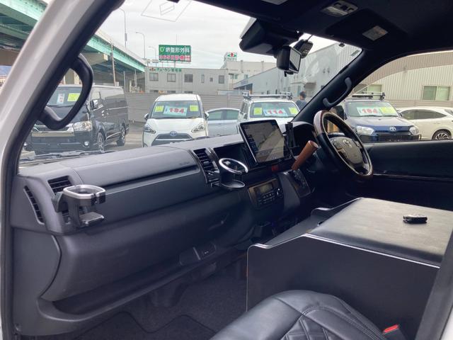 ハイエースバン ロングワイドスーパーGL ダークプライム2・6型・パワースライドドア・アルパインBIGX11・フリップダウンモニター・ベッドキット・ユーアイビークルスライドフロア・デジタルインナーミラー・パノラミックビュー・クリアランスソナー(42枚目)