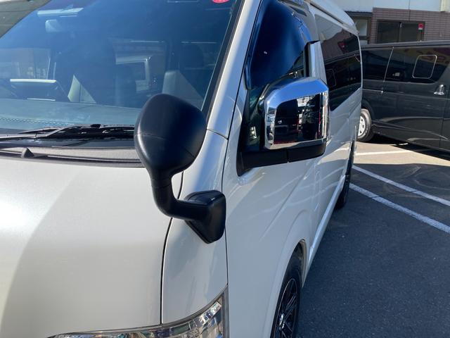 ハイエースバン ロングワイドスーパーＧＬ　ダークプライム２・６型・パワースライド・アルパインＢＩＧＸ１１・クリアランスソナー・パノラミックビュー・トヨタセーフティセンス・アルミホイール・ＬＥＤヘッドライト・ルーフスポイラー・プッシュスタート（8枚目）