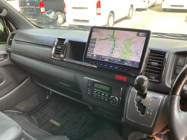 ハイエースバン ロングワイドスーパーＧＬ　ダークプライム２・６型・パワースライド・アルパインＢＩＧＸ１１・クリアランスソナー・パノラミックビュー・トヨタセーフティセンス・アルミホイール・ＬＥＤヘッドライト・ルーフスポイラー・プッシュスタート（22枚目）