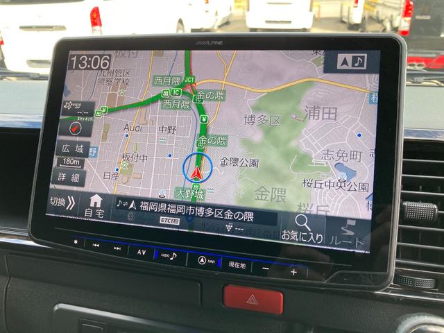 ハイエースバン ロングワイドスーパーＧＬ　ダークプライム２・６型・パワースライド・アルパインＢＩＧＸ１１・クリアランスソナー・パノラミックビュー・トヨタセーフティセンス・アルミホイール・ＬＥＤヘッドライト・ルーフスポイラー・プッシュスタート（23枚目）