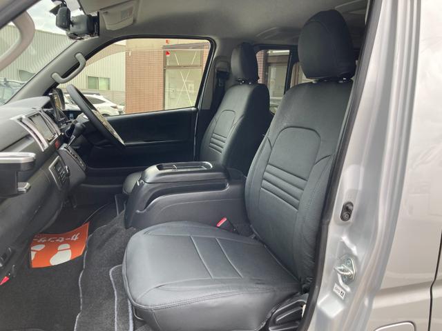 ハイエースバン ロングスーパーＧＬ　４型・ＬＥＤヘッドライト・プッシュスタート・ＬＥＤフォグライト・新品バンパーガード・ＬＥＤデイライト・新品シートカバー・ＥＴＣ・ＨＤＤナビ・フルセグ・バックカメラ・ドラレコ・ステアリングスイッチ（30枚目）