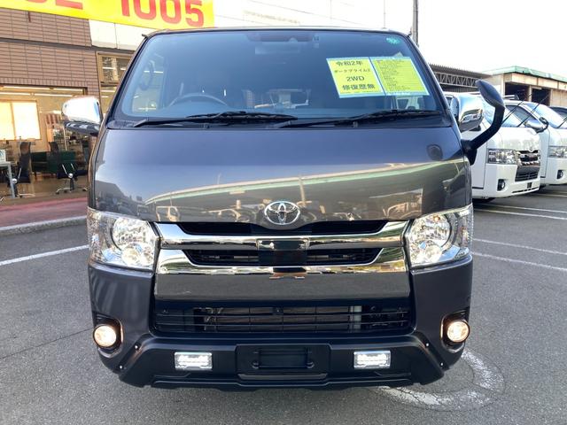 ハイエースバン スーパーＧＬ　ダークプライムＩＩ　トヨタセーフティセンス・ＬＥＤヘッドライト・プッシュスタート・モデリスタカーゴライト・コーナーセンサー・純正アルミホイール・ＥＴＣ２．０・ＳＤナビ・バックカメラ・Ｗエアバック・１００Ｖ電源・ドラレコ（2枚目）