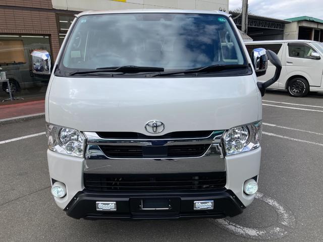 ハイエースバン ロングスーパーGL 6型・トヨタセーフティセンス・LEDヘッドライト・プッシュスタート・新品バンパーガード・新品シートカバー・新品インテリアパネル・新品ステアリング・SDナビ・フルセグ・バックカメラ・ドライブレコーダー(2枚目)