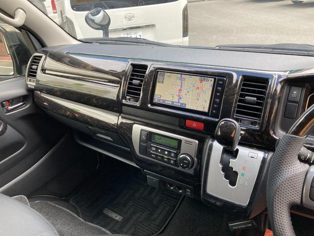 ハイエースバン ロングスーパーGL 6型・トヨタセーフティセンス・LEDヘッドライト・プッシュスタート・新品バンパーガード・新品シートカバー・新品インテリアパネル・新品ステアリング・SDナビ・フルセグ・バックカメラ・ドライブレコーダー(22枚目)