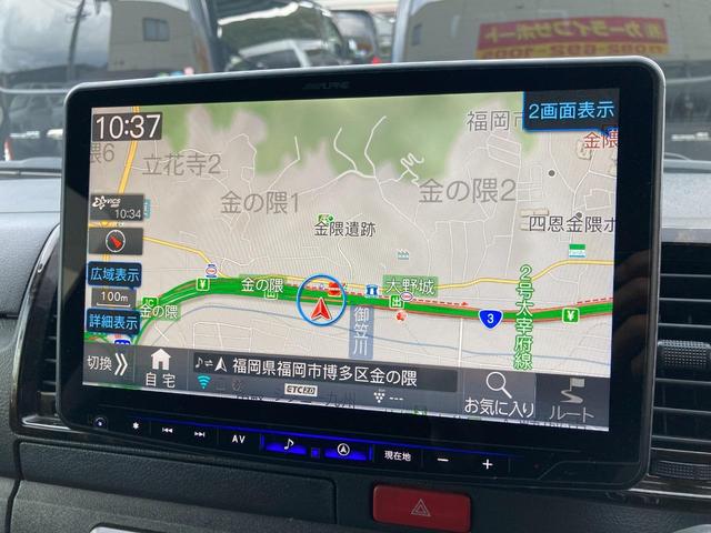 ハイエースバン スーパーGL ダークプライムII 6型・アルパインBIGX11・ESSEXフルエアロ・クリアランスソナー・デジタルインナーミラー型前後ドラレコ・LEDヘッドライト・プッシュスタート・荷室コンパネ・クッションフロアシート・100V電源(29枚目)