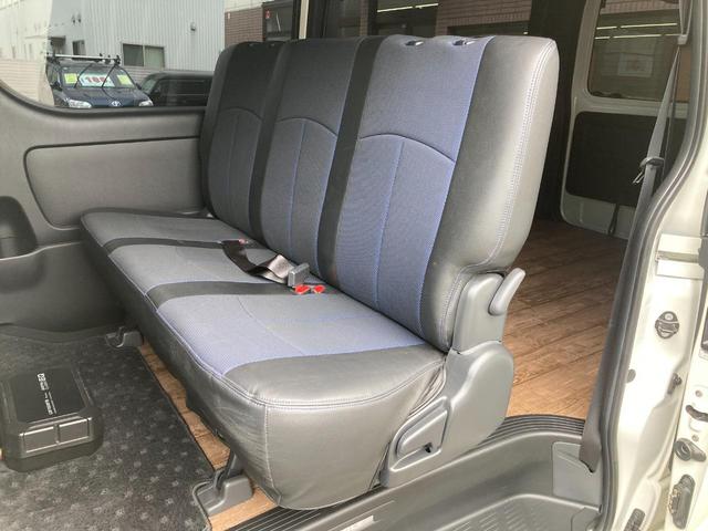 ハイエースバン スーパーGL ダークプライムII 6型・アルパインBIGX11・ESSEXフルエアロ・クリアランスソナー・デジタルインナーミラー型前後ドラレコ・LEDヘッドライト・プッシュスタート・荷室コンパネ・クッションフロアシート・100V電源(46枚目)