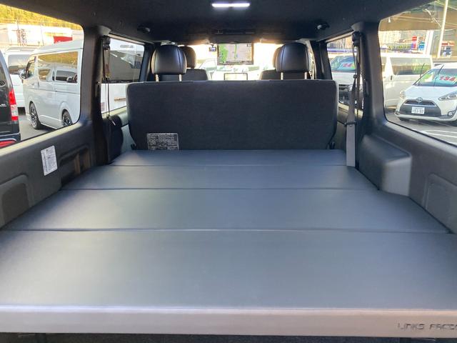 ハイエースバン スーパーGL ダークプライムII 両側パワースライド・アルパインBIGX11・アルパインフリップダウンモニター・新品ベッドキット・トヨタセーフティセンス・LEDヘッドライト・プッシュスタート・フルセグ・バックカメラ・オートクルーズ(48枚目)