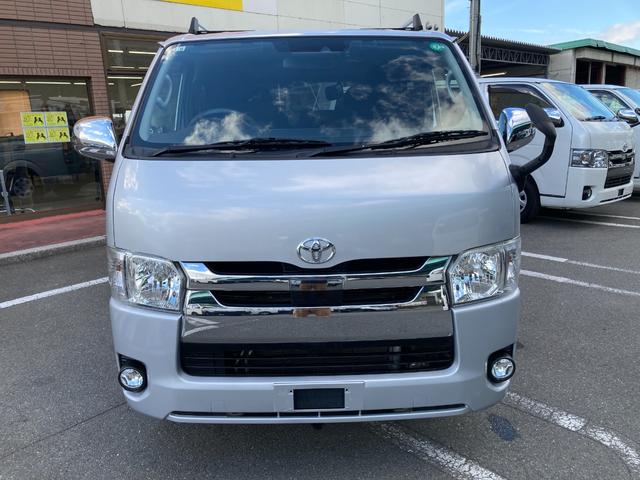ハイエースバン ロングスーパーＧＬ　５型・トヨタセーフティセンス・ルーフキャリア・リアラダー・ＳＤナビ・フルセグ・バックカメラ・Ｗエアバック・ドライブレコーダー・キーレス・Ｗエアコン・プリクラッシュセーフティ・レーンキープアシスト（3枚目）
