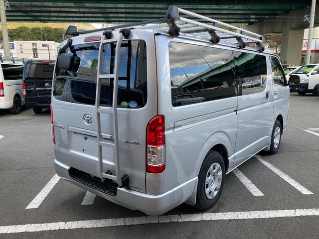 ハイエースバン ロングスーパーＧＬ　５型・トヨタセーフティセンス・ルーフキャリア・リアラダー・ＳＤナビ・フルセグ・バックカメラ・Ｗエアバック・ドライブレコーダー・キーレス・Ｗエアコン・プリクラッシュセーフティ・レーンキープアシスト（11枚目）