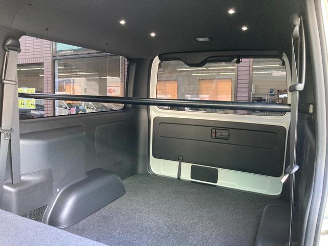 ハイエースバン スーパーＧＬ　ダークプライムＩＩ　７型・アルパインＢＩＧＸ１１・クリアランスソナー・パノラミックビュー・デジタルインナーミラー・モデリスタスポイラー・トヨタセーフティセンス・前後ドライブレコーダー・モデリスタカーゴライト・寒冷地仕様（48枚目）