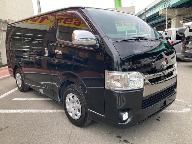 ハイエースバン スーパーＧＬ　ダークプライムＩＩ　５型・ベッドキット・ＬＥＤヘッドライト・プッシュスタート・トヨタセーフティセンス・前後ドライブレコーダー・ＬＥＤフォグライト・ＥＴＣ・ＳＤナビ・フルセグ・バックカメラ・Ｗエアバック・スマートキー×２（3枚目）