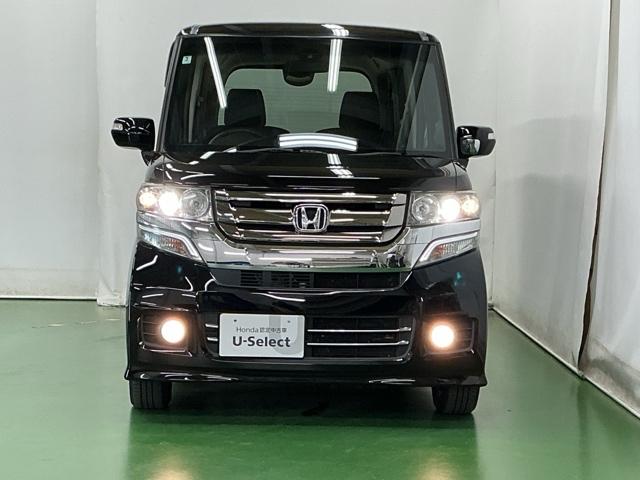 N-BOXカスタム G ナビ Rカメラ ブルートゥース ワンセグ 両スライドドア スマートキー&プッシュスタート SRS WエアB ETC付き 横滑り防止 パワーステアリング マニュアルエアコン セキュリティ ECONモード(6枚目)