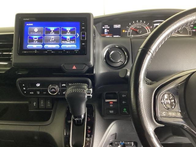 Ｎ－ＢＯＸカスタム Ｌ　ナビ　Ｒカメラ　ブルートゥース　フルセグ　両席電動スライドドア　Ｐソナー　サイドエアバッグ　Ａストップ　シートヒータ　ベンチシート　点検記録簿　キーフリーシステム　ＬＥＤライト　リアカメ　ＡＣ　ＥＴＣ（3枚目）