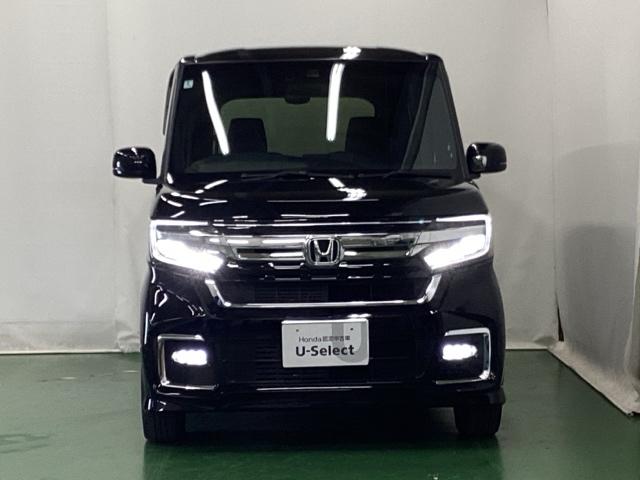 Ｎ－ＢＯＸカスタム Ｌ　ナビ　Ｒカメラ　ブルートゥース　フルセグ　両席電動スライドドア　Ｐソナー　サイドエアバッグ　Ａストップ　シートヒータ　ベンチシート　点検記録簿　キーフリーシステム　ＬＥＤライト　リアカメ　ＡＣ　ＥＴＣ（6枚目）