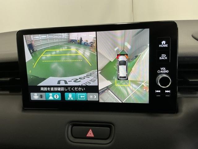 ヴェゼル ｅ：ＨＥＶＺ　ドラレコ　ナビ　Ｒカメラ　ブルートゥース　Ｓヒータ　地デジフルセグＴＶ　定期点検記録簿　電動テールゲート　サイドエアバッグ　後カメラ　前後障害物センサー　横滑防止装置　エアコン　ＬＥＤヘットライト（12枚目）