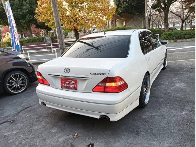 セルシオ C仕様 インテリアセレクション 車検整備付 車両保証 本革 ヒーター 地デジTV エアバッグ Bモニター エアーシート TVナビ ムーンルーフ 電動格納ミラー アルミホイール オートライト パワーシート エアサス ETC キーフリー(7枚目)