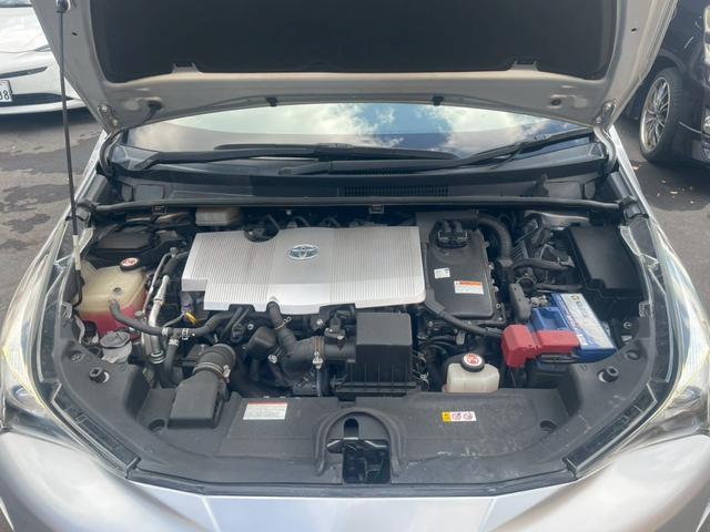 プリウス Sセーフティプラス 車検整備2年付 車両保証1年 ナビ アルミホイール TV Btオーディオ 電動ミラー 禁煙 衝突安全ボディ Aライト 1セグ Bモニター LEDライト スマートKEY ナビTV 横滑り防止機能 PW(38枚目)