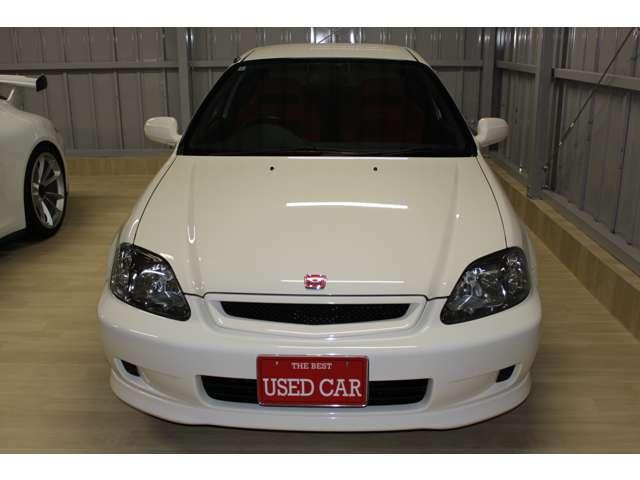 シビック タイプＲ　ＦＵＪＩＴＳＵＢＯエキマニ／マフラー・ゼロ１０００チャンバー・車高調・ＲＡＹＳＴＥ３７・前後ロアアームバー・ＣＵＳＣＯスタビ・リジカラ・ナビＴＶ・ＬＥＤライト・ＥＴＣ・保証書／取説／スペアキー有（2枚目）