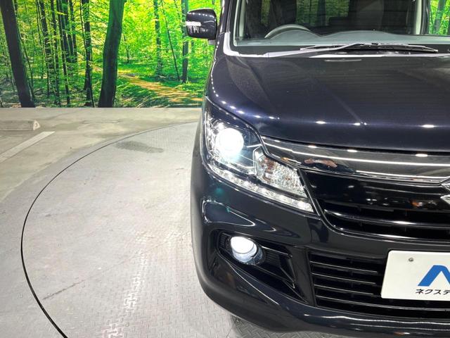 ベースグレード SDナビ 両側電動ドア 禁煙車 Bluetooth再生 ETC HIDヘッド/フォグライト オートライト 純正15AW スマートキー オートエアコン 革巻きステアリング 電動格納ミラー(13枚目)