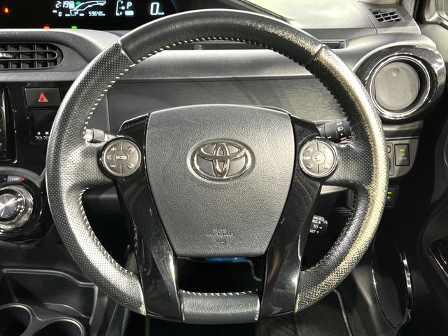 アクア Ｇ　Ｇ’ｓ　禁煙車　純正ＳＤナビ　フルセグ　Ｂｌｕｅｔｏｏｔｈ再生　ＥＴＣ　バックカメラ　シートヒーター　ＬＥＤヘッドライト　オートライト　オートエアコン　スマートキー　ハーフレザーシート　盗難防止装置（12枚目）