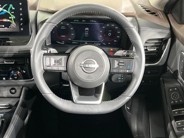エクストレイル Ｇ　ｅ－４ＯＲＣＥ　４ＷＤ　純正１２．３インチナビ　３６０度セーフティアシスト　プロパイロット　インテリジェントルームミラー　ハンズフリーパワーバックドア　前席パワーシート　全席シートヒーター　黒合皮シート（11枚目）