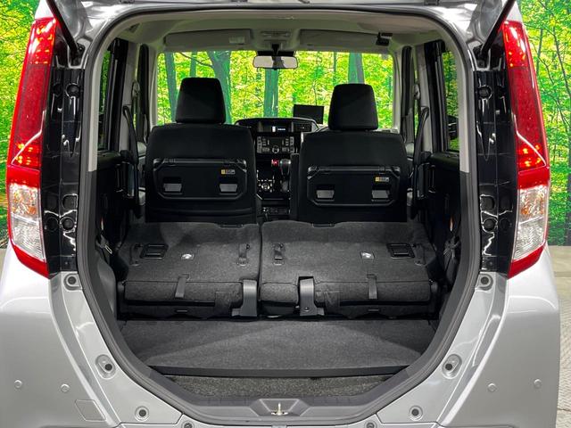 ルーミー カスタムG 両側電動ドア SDナビ 全周囲カメラ 衝突軽減装置 禁煙車 スマートキー LEDヘッド クルコン オートハイビーム オートライト オートエアコン 純正14インチアルミ CD 電動格納ミラー(55枚目)