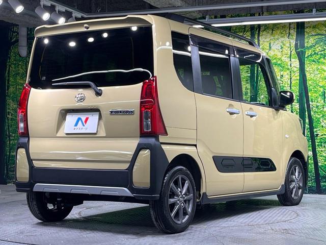 タント ファンクロス 両側電動ドア SDナビ バックカメラ 衝突被害軽減システム 禁煙車 ドラレコ コーナーセンサー スマートキー LEDヘッド ETC オートライト オートエアコン 純正14インチアルミ(17枚目)