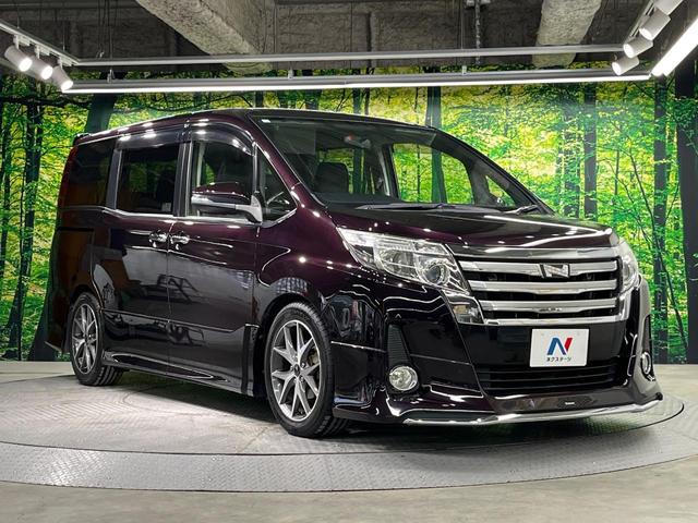 ノア Ｓｉ　モデリスタエアロ　後席モニター　両側電動ドア　純正ＳＤナビ　バックカメラ　禁煙車　スマートキー　ＬＥＤヘッド　ビルトインＥＴＣ　オートライト　デュアルエアコン　純正１７インチアルミ　Ｂｌｕｅｔｏｏｔｈ（17枚目）