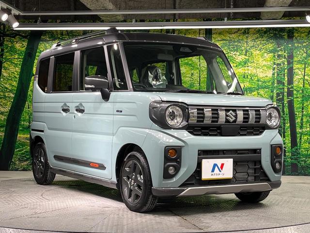 スペーシアギア ハイブリッドXZ ターボ ターボ 両側電動ドア 全周囲カメラ 衝突被害軽減システム レーダークルーズ 禁煙車 コーナーセンサー スマートキー LEDヘッド オートハイビーム 車線逸脱警報 オートライト オートエアコン(16枚目)