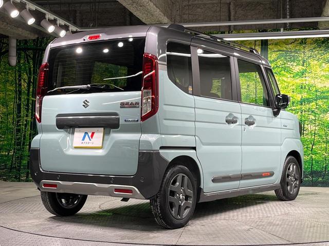 スペーシアギア ハイブリッドXZ ターボ ターボ 両側電動ドア 全周囲カメラ 衝突被害軽減システム レーダークルーズ 禁煙車 コーナーセンサー スマートキー LEDヘッド オートハイビーム 車線逸脱警報 オートライト オートエアコン(17枚目)