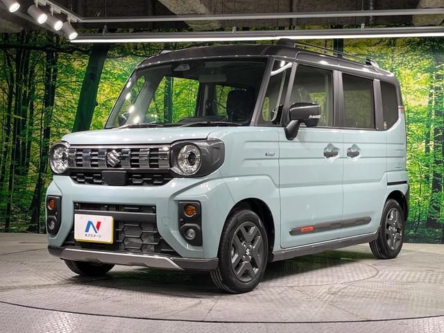 スペーシアギア ハイブリッドXZ ターボ ターボ 両側電動ドア 全周囲カメラ 衝突被害軽減システム レーダークルーズ 禁煙車 コーナーセンサー スマートキー LEDヘッド オートハイビーム 車線逸脱警報 オートライト オートエアコン(66枚目)