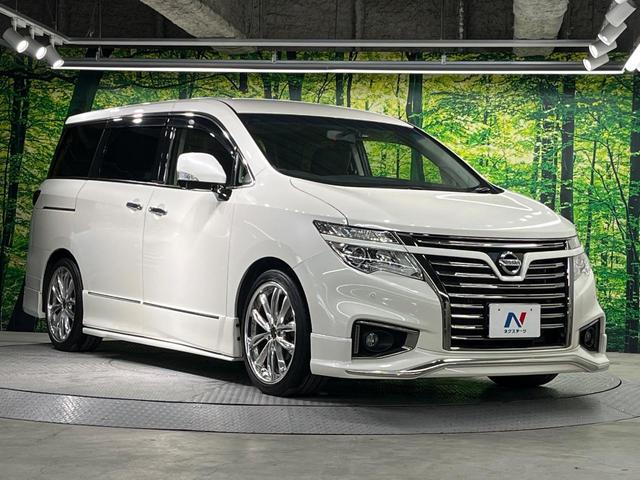 エルグランド 350ハイウェイスターアーバンクロム 両側電動ドア 後席モニター 全周囲カメラ 衝突軽減装置 100V電源 レーダークルーズ 禁煙車 電動リアゲート ハーフレザーシート スマートキー LEDヘッド ビルトインETC オートライト(16枚目)