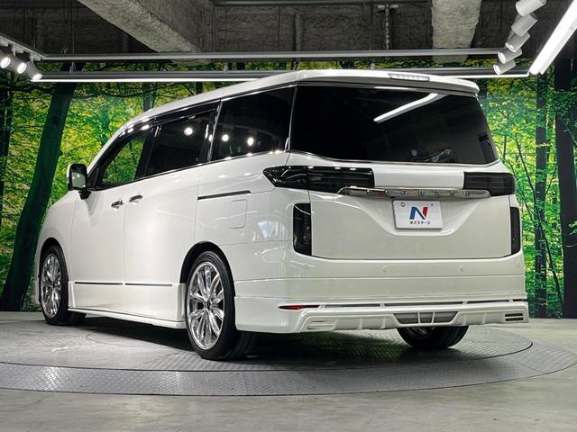 エルグランド 350ハイウェイスターアーバンクロム 両側電動ドア 後席モニター 全周囲カメラ 衝突軽減装置 100V電源 レーダークルーズ 禁煙車 電動リアゲート ハーフレザーシート スマートキー LEDヘッド ビルトインETC オートライト(73枚目)