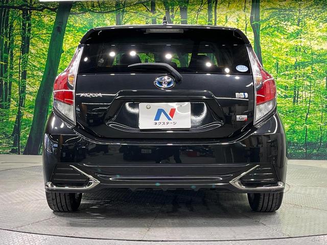 アクア G G’s SDナビ バックカメラ 衝突軽減装置 禁煙車 ハーフレザーシート スマートキー LEDヘッド ビルトインETC クルコン オートハイビーム 車線逸脱警報 オートライト オートエアコン(15枚目)