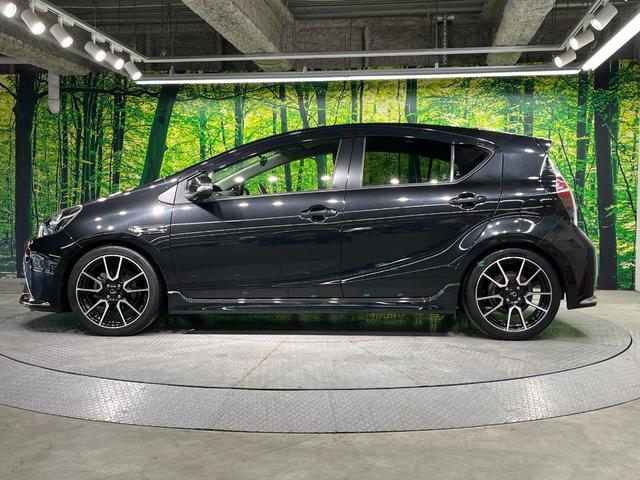 アクア G G’s SDナビ バックカメラ 衝突軽減装置 禁煙車 ハーフレザーシート スマートキー LEDヘッド ビルトインETC クルコン オートハイビーム 車線逸脱警報 オートライト オートエアコン(61枚目)