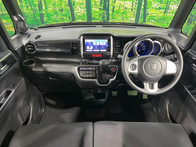 N-BOXカスタム G・Lパッケージ 電動スライドドア 純正ナビ バックカメラ 禁煙車 ドラレコ スマートキー HIDヘッドライト ビルトインETC オートライト オートエアコン 純正14インチアルミ Bluetooth CD DVD再生(2枚目)