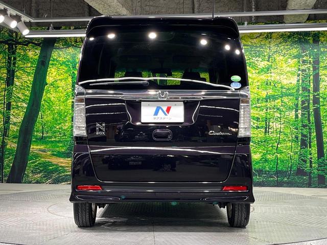 N-BOXカスタム G・Lパッケージ 電動スライドドア 純正ナビ バックカメラ 禁煙車 ドラレコ スマートキー HIDヘッドライト ビルトインETC オートライト オートエアコン 純正14インチアルミ Bluetooth CD DVD再生(16枚目)