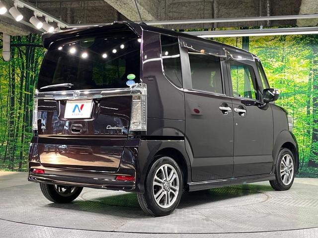 N-BOXカスタム G・Lパッケージ 電動スライドドア 純正ナビ バックカメラ 禁煙車 ドラレコ スマートキー HIDヘッドライト ビルトインETC オートライト オートエアコン 純正14インチアルミ Bluetooth CD DVD再生(18枚目)