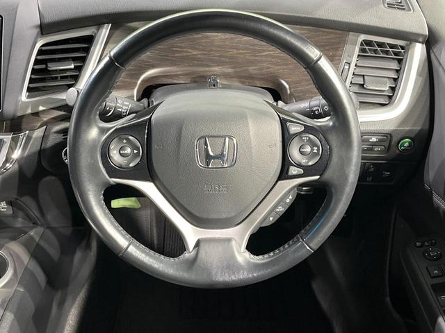 ジェイド ハイブリッドX 純正ナビ バックカメラ 衝突軽減 アダプティブクルーズ 禁煙車 ハーフレザーシート スマートキー LEDヘッド ETC 車線逸脱警報 オートライト オートエアコン ステアリングスイッチ(12枚目)